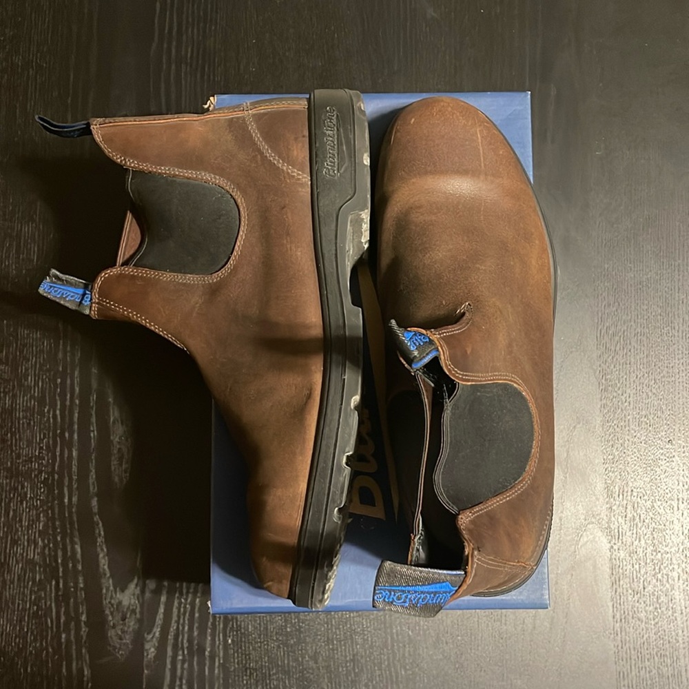 Blundstone 1477 Thermal Elastic Waterproof Boots US 11/Aus 10 In Antique Brown